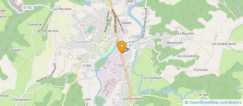 localisation de l'entreprise VERONIQUE LEMAITRE à COURPIERE