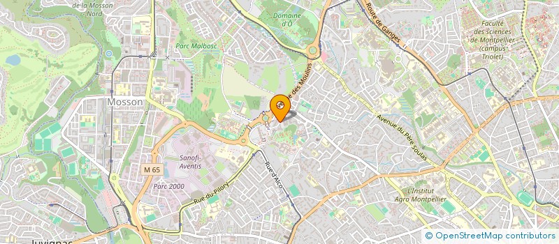 localisation de l'entreprise VERONIQUE MIRAMOND à FRONTIGNAN