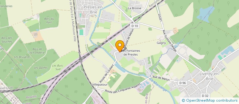 localisation de l'entreprise VERONIQUE NORMAND  PRESLES-EN-BRIE