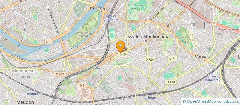 localisation de l'entreprise VERONIQUE ROMAIN CONSEIL à ISSY-LES-MOULINEAUX