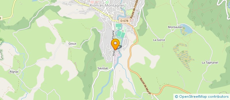 localisation de l'entreprise VERONNE CONSTRUCTION à RIOM-ES-MONTAGNES