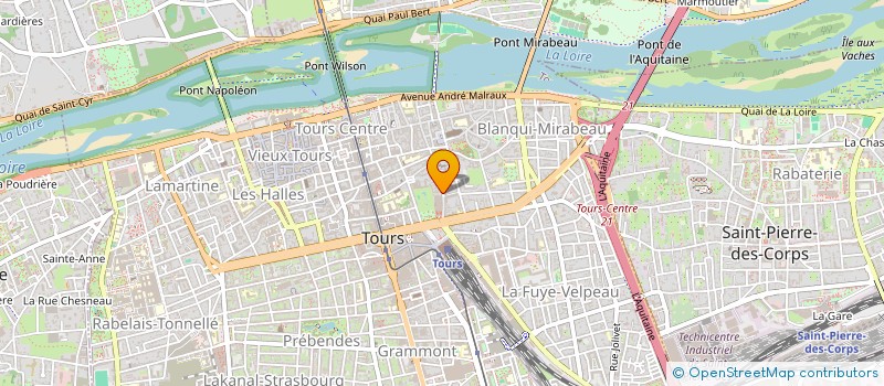 localisation de l'entreprise VERONNEAU  TOURS
