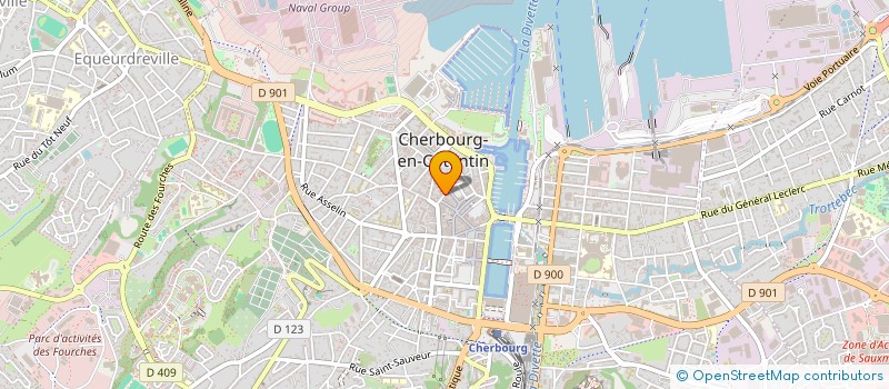 localisation de l'entreprise VEROPHIL à CHERBOURG-EN-COTENTIN