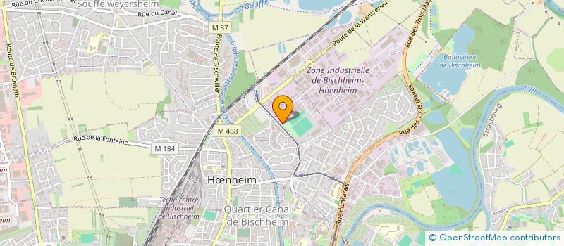 localisation de l'entreprise VEROPHIL FINANCES  HNHEIM