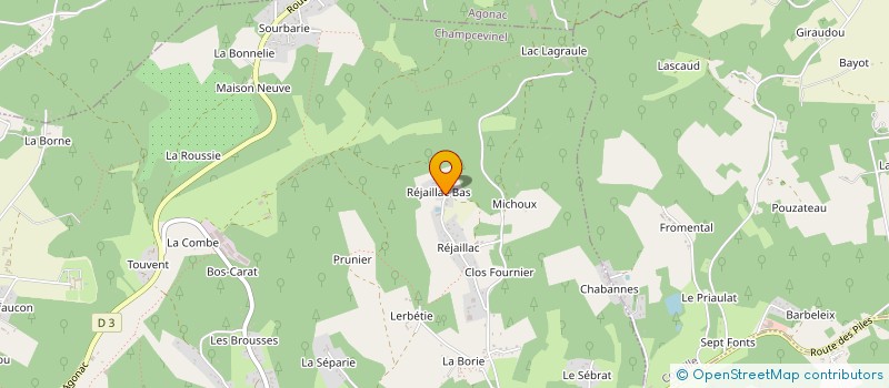 localisation de l'entreprise VEROS  CHAMPCEVINEL