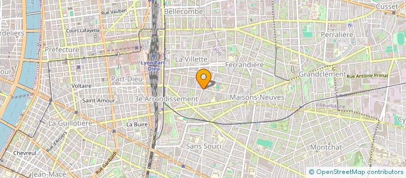localisation de l'entreprise VEROSTUD à LYON