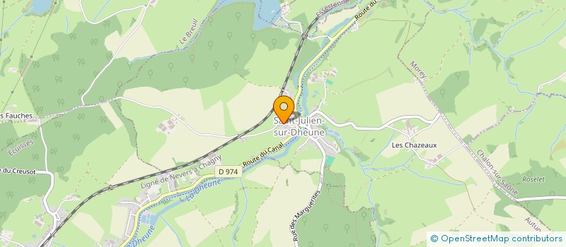 localisation de l'entreprise VEROTOPHE à SAINT-JULIEN-SUR-DHEUNE