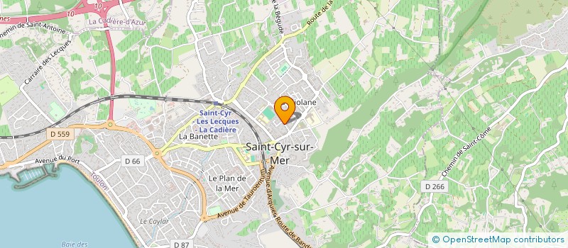 localisation de l'entreprise VEROVISTA à SAINT-CYR-SUR-MER