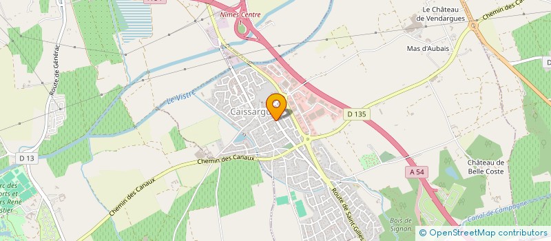 localisation de l'entreprise VERPAX  CAISSARGUES