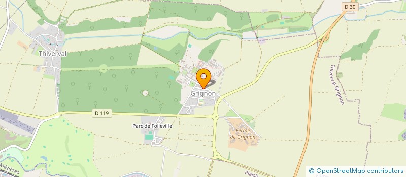 localisation de l'entreprise VERRACRAFT  THIVERVAL-GRIGNON