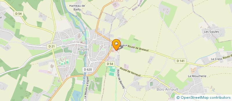 localisation de l'entreprise VERRAZZANO TRANSPORTS  BOIS-ARNAULT