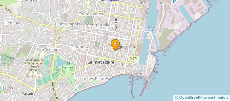 localisation de l'entreprise VERRE à SAINT-NAZAIRE