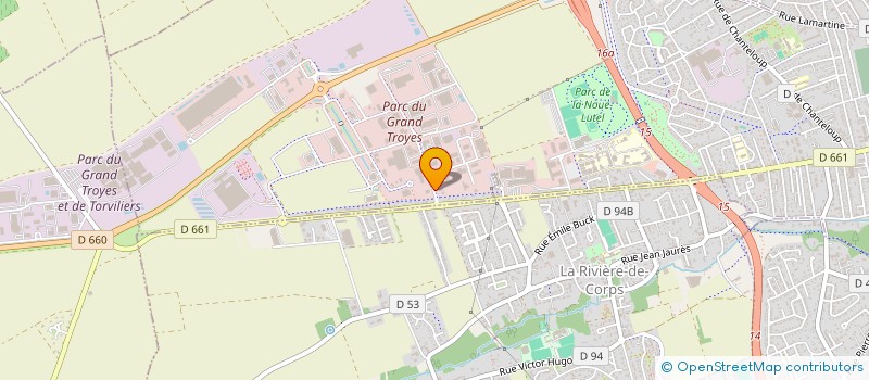 localisation de l'entreprise VERRE ALU RENOV  SAINTE-SAVINE