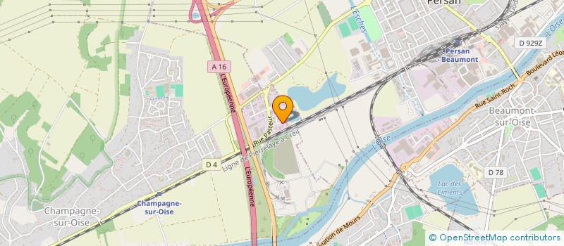 localisation de l'entreprise VERRE ET METAL  CHAMPAGNE-SUR-OISE