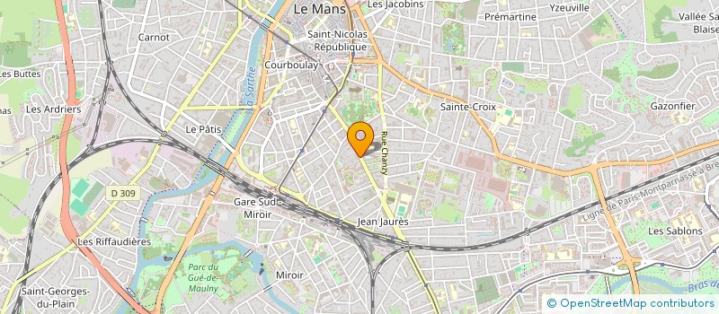 localisation de l'entreprise VERRE I TABLE  LE MANS