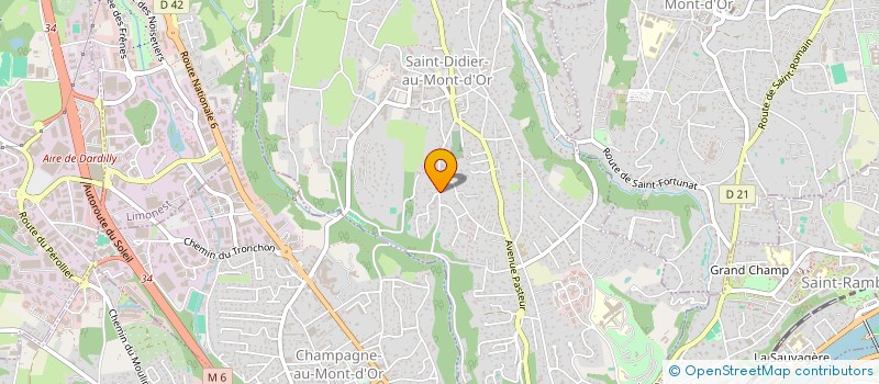 localisation de l'entreprise VERRE IMMO  SAINT-DIDIER-AU-MONT-D'OR