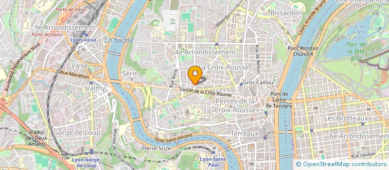 localisation de l'entreprise VERRE & TECHNICS  LYON