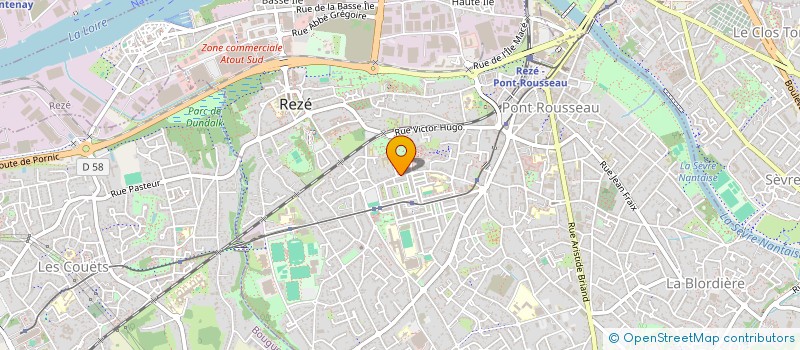 localisation de l'entreprise VERREAU ET CIE à REZE