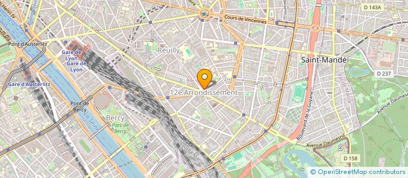 localisation de l'entreprise VERREL IMMOBILIER à PARIS