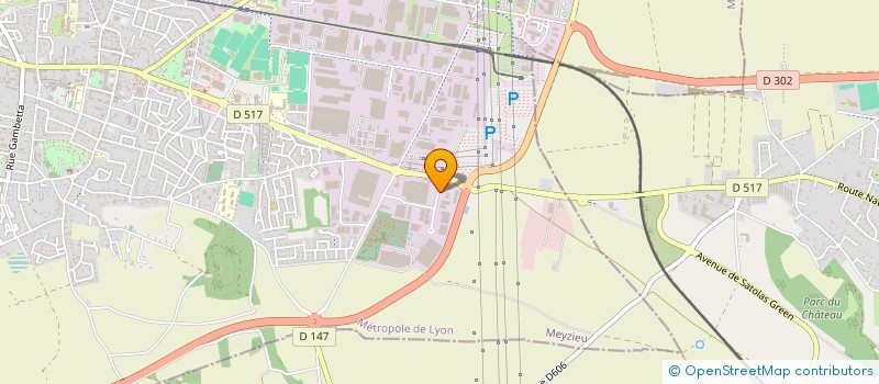 localisation de l'entreprise VERRELLI GROUPE  MEYZIEU