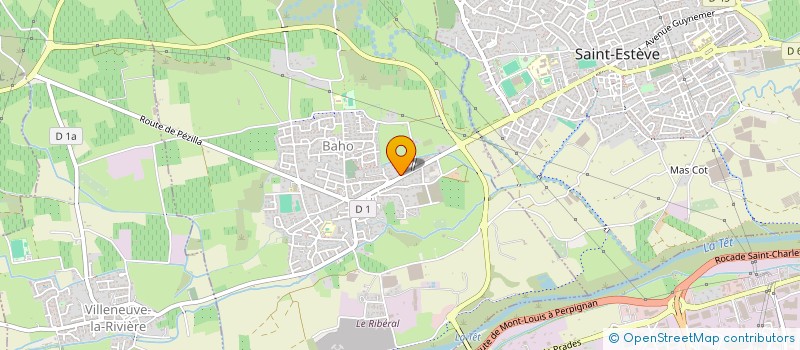 localisation de l'entreprise VERREO  CERET