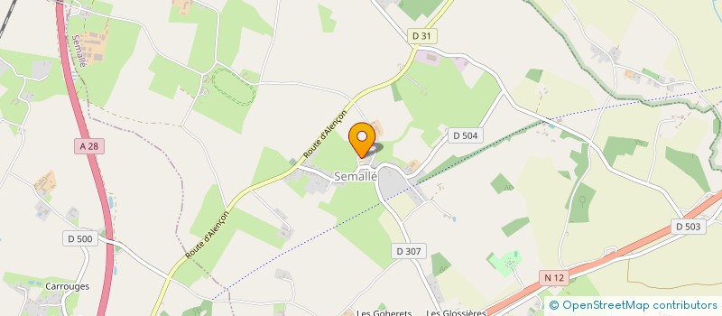 localisation de l'entreprise VERRERIE BAILLY à SEMALLE