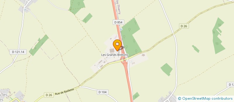 localisation de l'entreprise VERRERIE HAUTE PRECISION à TREMBLAY-LES-VILLAGES