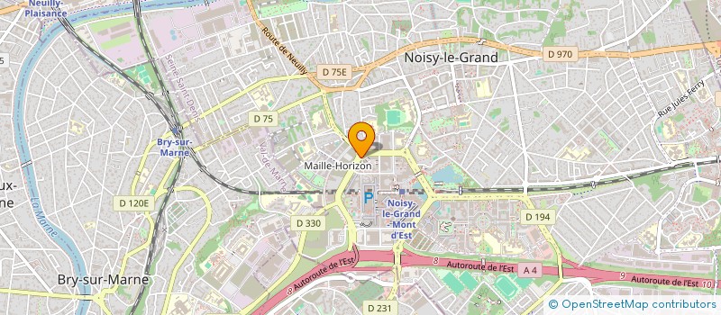 localisation de l'entreprise VERRERIE INDUSTRIELLE DES ARDENNES à NOISY-LE-GRAND