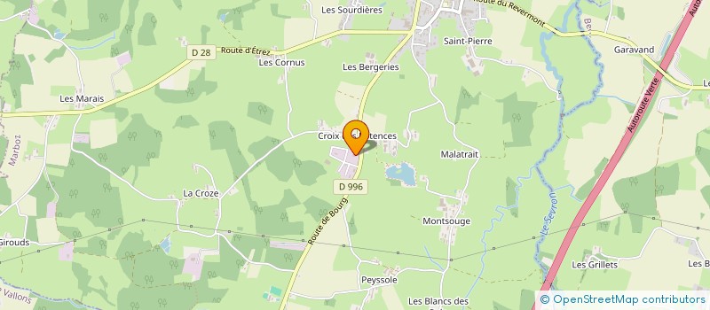 localisation de l'entreprise VERRERIE RAYMOND FAVIER  MARBOZ