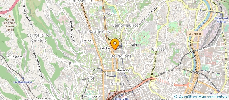 localisation de l'entreprise VERRERIES DE LA COTE D'AZUR à NICE