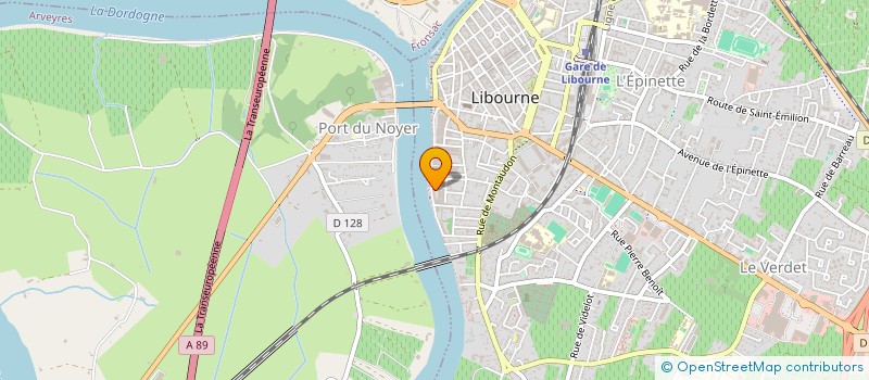 localisation de l'entreprise VERRERIES DU LIBOURNAIS à LIBOURNE