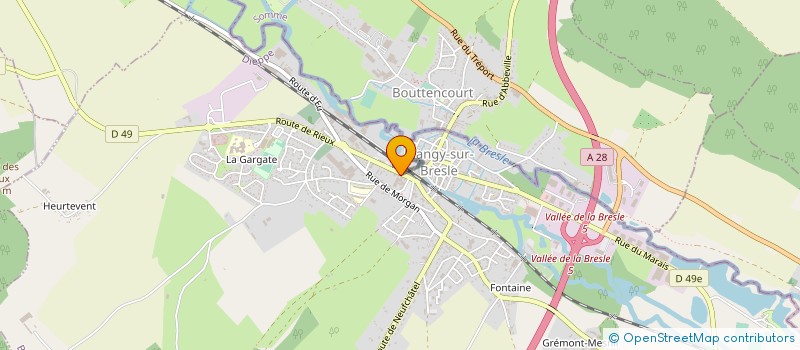 localisation de l'entreprise VERRERIES ET CRISTALLERIES WALTERSPERGER à BLANGY-SUR-BRESLE