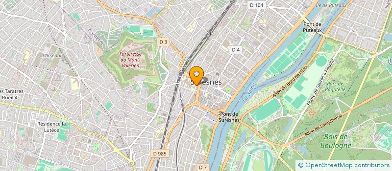 localisation de l'entreprise VERRERIES REGARD SA  SURESNES