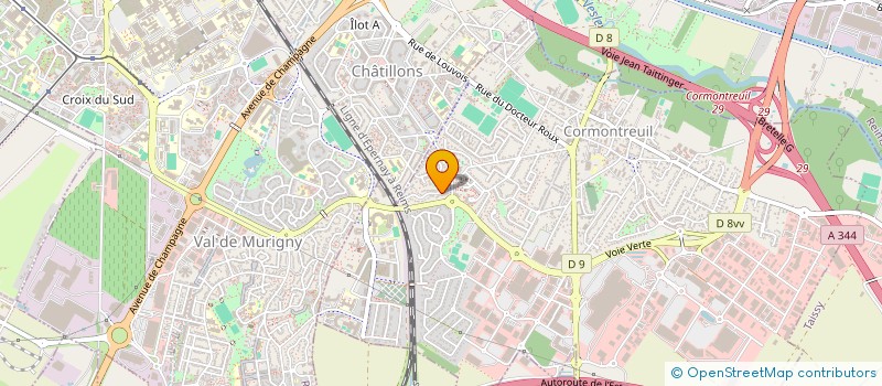 localisation de l'entreprise VERRES & SOLUTIONS  CORMONTREUIL