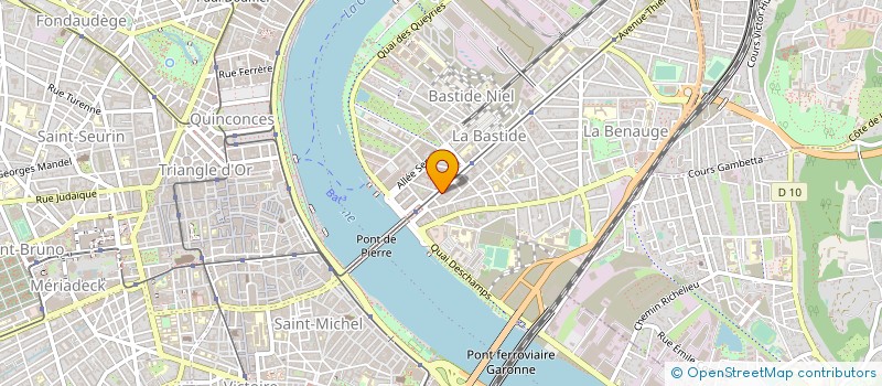 localisation de l'entreprise VERREVIDOPHOBE à BORDEAUX
