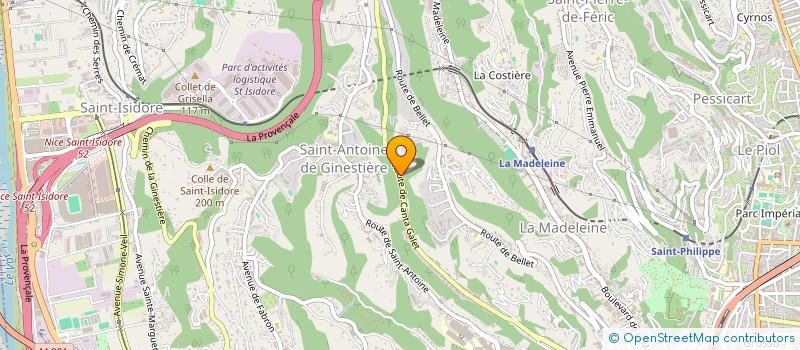 localisation de l'entreprise VERREXPERT à NICE