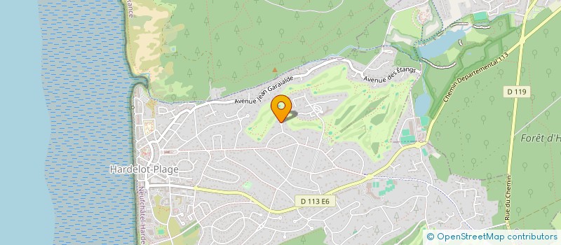 localisation de l'entreprise VERRIER  NEUFCHATEL-HARDELOT