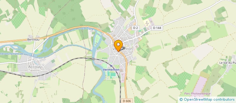 localisation de l'entreprise VERRIER IMMOBILIER  VERMENTON