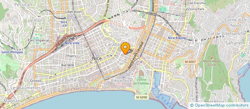 localisation de l'entreprise VERRIER VILETTE & ASSOCIES  NICE