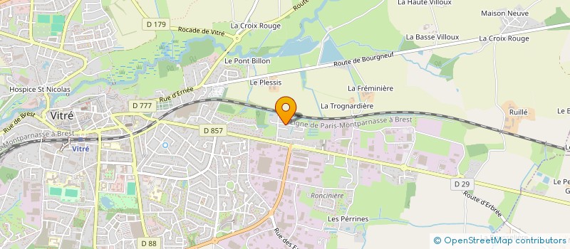 localisation de l'entreprise VERRIERE FACTORY  VITRE