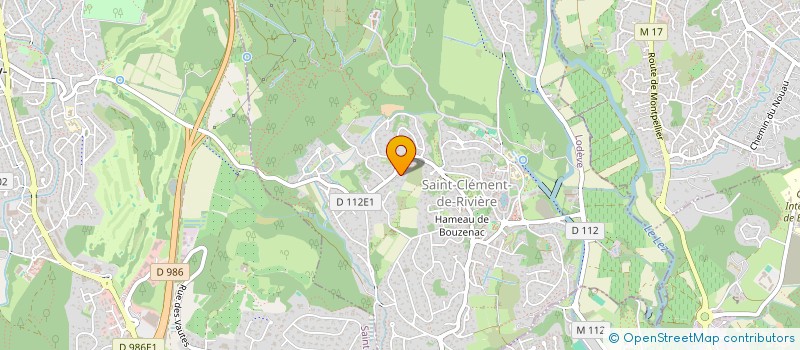 localisation de l'entreprise VERRIERES BOUTIQUE  SAINT-CLEMENT-DE-RIVIERE