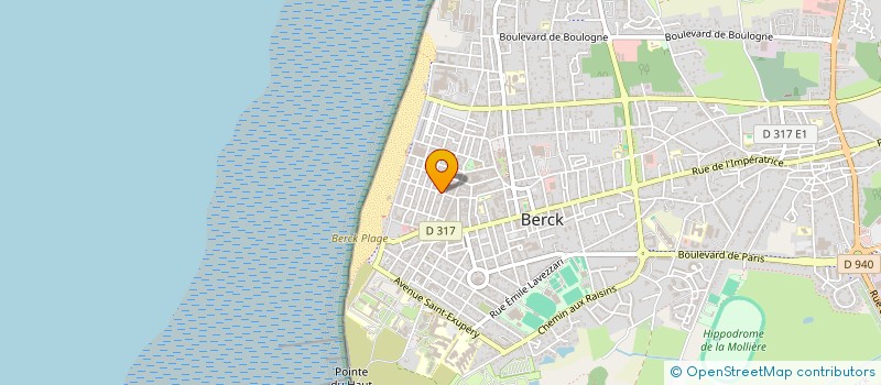 localisation de l'entreprise VERRIEZ DUBOIS ET FRULEUX à BERCK