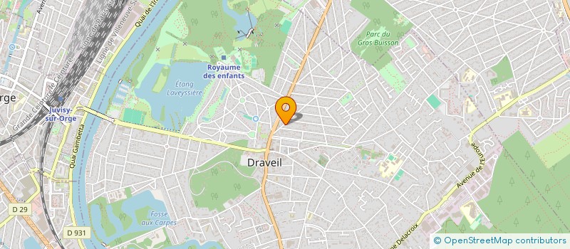 localisation de l'entreprise VERRIMOT à DRAVEIL
