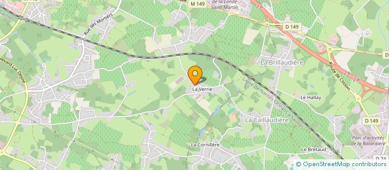 localisation de l'entreprise VERRITALIE  VERTOU