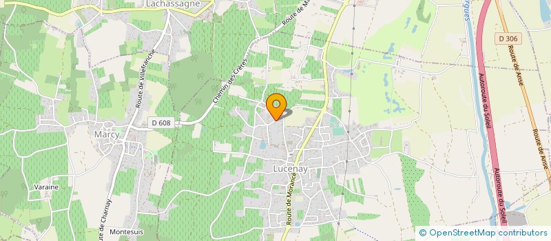 localisation de l'entreprise VERRY CONSULTANT  LUCENAY