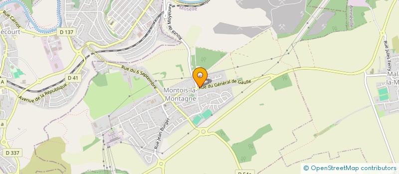 localisation de l'entreprise VERRY IMMO  MONTOIS-LA-MONTAGNE