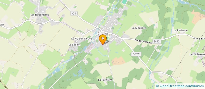 localisation de l'entreprise VERS & COMPAGNIE  CHALLES