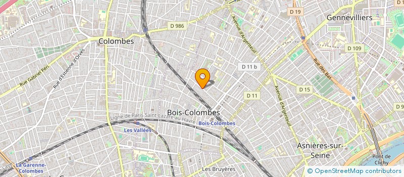 localisation de l'entreprise VERS L'ESSENTIEL à BOIS-COLOMBES