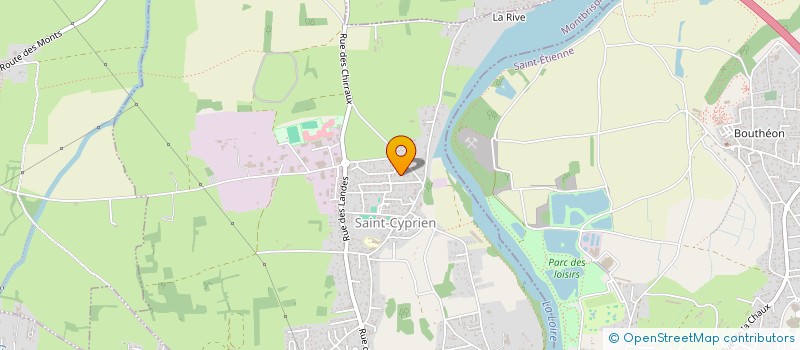 localisation de l'entreprise VERS L'INFINI ET AU-DELA  SAINT-CYPRIEN