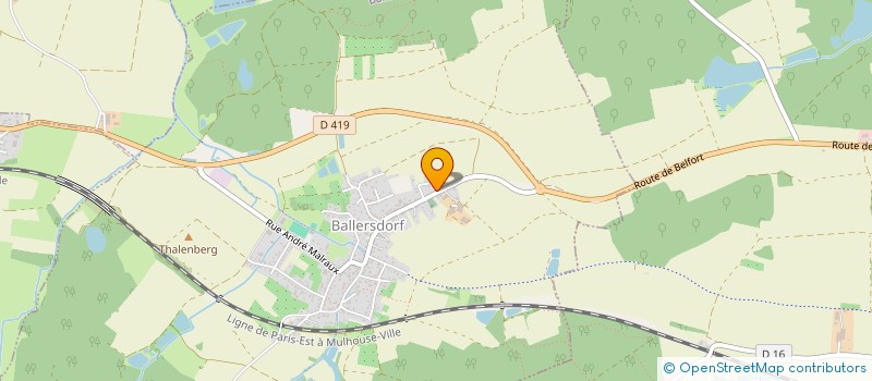 localisation de l'entreprise VERS LE SUD  DANNEMARIE